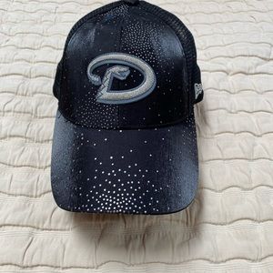 Arizona Diamondbacks Black and Silver ball cap